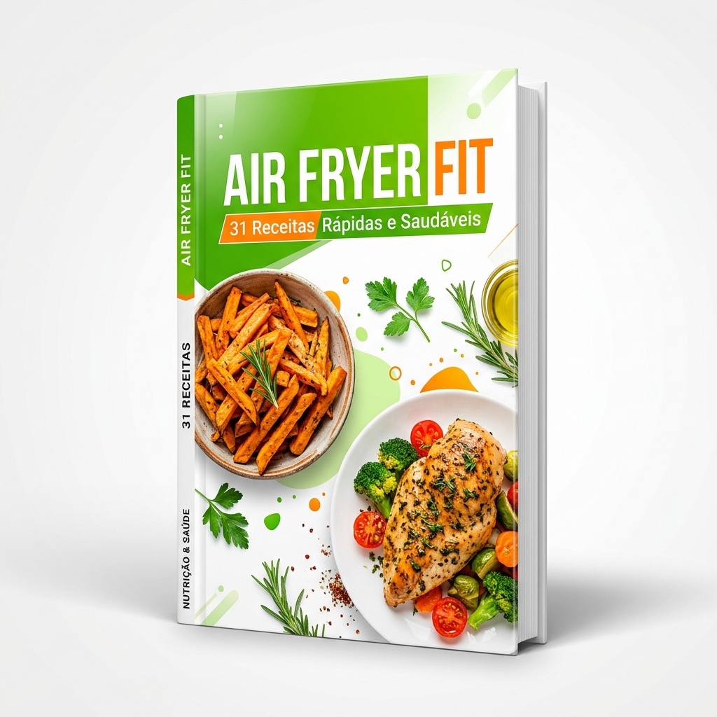 Mockup 3D E-book Air Fryer Fit